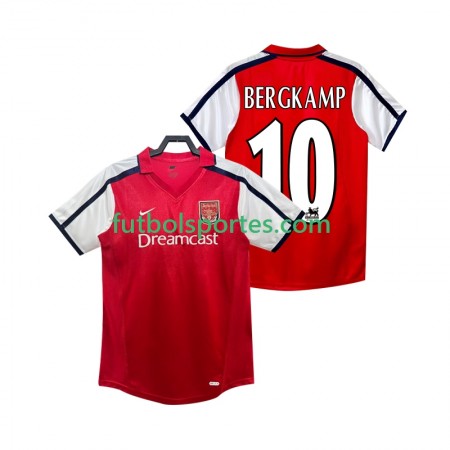 Camiseta Arsenal BERGKAMP 10 2001 Retro Primera Equipación 2002